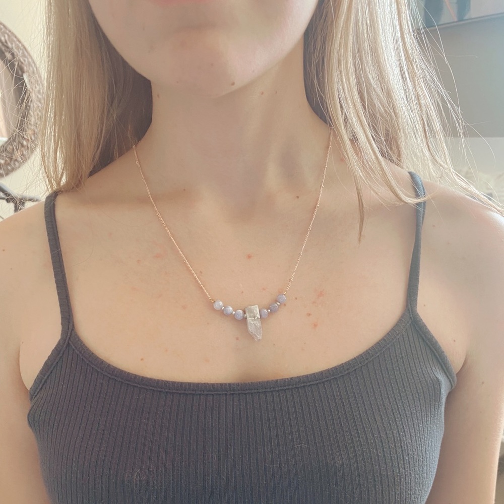 Amethyst & Pearl Necklace